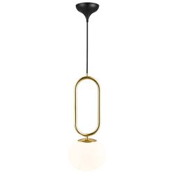 Shapes 27 Pendant Brass