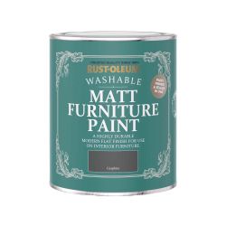 Rust-Oleum Matt Furniture Paint Graphite 750ml