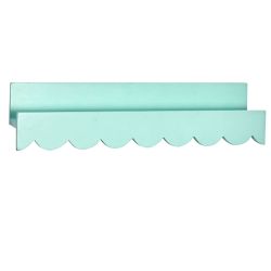 Blue Scallop Wall Shelf