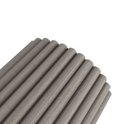 Half Rnd Flexi Panel Grey Finish 2400 X 300mm