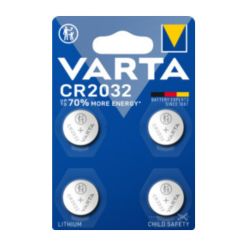 Varta Cr2032 Lithium Coin Battery 3V Pack of 4