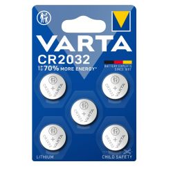 Varta Cr2032 Lithium Coin Battery 3V Pack of 5