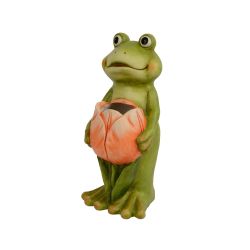FROG AND TULIP PLANTER 40CM