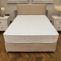 DFI Beds Ashgrove Divan Bed and Headboard Dark Grey