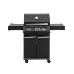 Phoenix 3 And 1 Burner Gas BBQ Black
