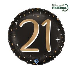 Sparkling Age 21 Foil Balloon 46cm