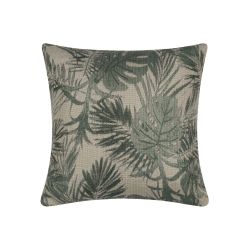 Palm Leaf Cushion 43x43 Green