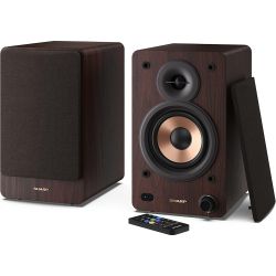  Sharp Bookshelf speakers - Brown 