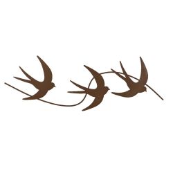 Iron Birds Wall Decoration