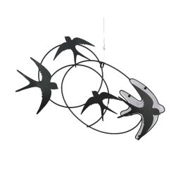 Iron Birds Wall Hanging Deco