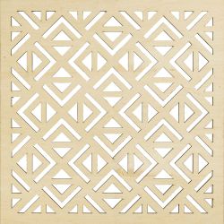 Wallpops Natural  Geo P&S Wooden Decor