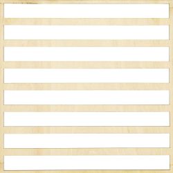 Wallpops Natural Slats P&S Wooden Decor