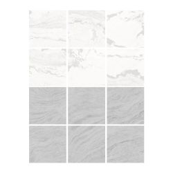 Langley Grey Peel & Stick Floor Tiles