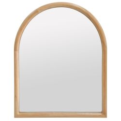Contemporary Wood Mirror Arched 50x60Cm