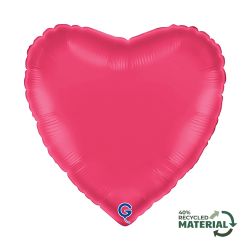 Heart Foil Balloon Lipstick Pink 56cm