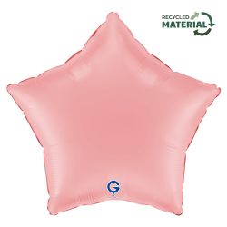 Star Foil Balloon Matte Pink 46cm