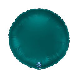 Round Foil Balloon Emerald Green 46cm