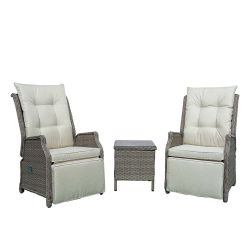 Eden Reclinning Bistro Set 