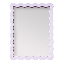 Wavy Mirror 30x40cm Pink