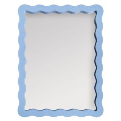 Wavy Mirror 30x40cm Blue