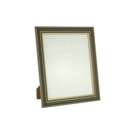 Photo Frame Green & Gold  8 x 10