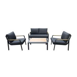 4 Seater Aluminium Conversation Sofa Set