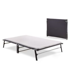 Jay-Be CE120 Compact Folding Bed with Mattress, Small Double