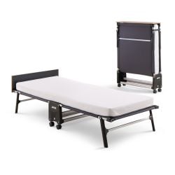 Jay-Be RM80 Rollaway Folding Bed with Memory Mattress, Single