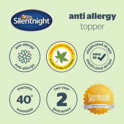 Silentnight Anti Allery Mattress Toppers Single