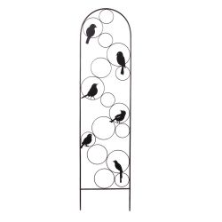 Bird Accent Round Metal Trellis 150cm