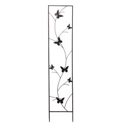 Butterfly Accent Metal Trellis 120cm
