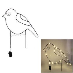 LED Snail Wirework Metal Stake 50cm