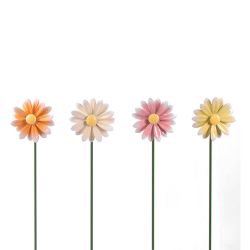 Daisies Metal Windmill Stake 90cm