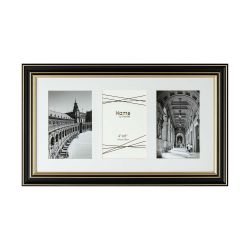 Collage Photo Frame Black & Gold 3 Set 4 x 6