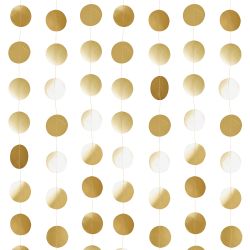 Gold Circle Card Backdrop 20m