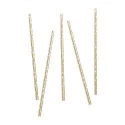 Gold Spotted Straws