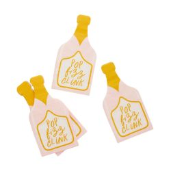 Champagne Bottle Paper Napkins