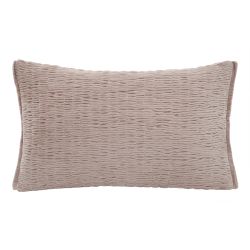 Lilac Ruched Cushion