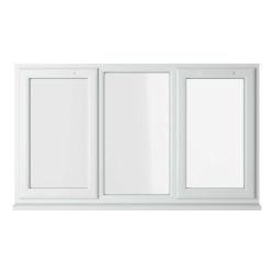 Crystal uPVC Window White A Rated Fixed Center