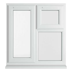 Crystal uPVC Window White A Rated 905mm x 965mm