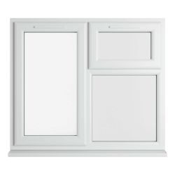 Crystal uPVC Window White A Rated 1190mm x 1115mm