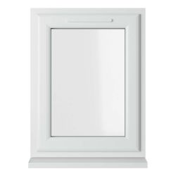 Crystal uPVC Window White A Rated Right Hand Side Hung 610mm x 965mm