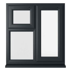 Crystal uPVC Window Grey 7016 A Rated  905mm x 965mm