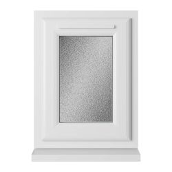 Crystal uPVC Window White A Rated Top Opener 440mm x 610mm