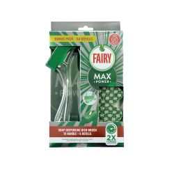FAIRY MAX POWER DISH BRUSH & 6 REFILLS