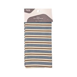 Printed Table Runner Blue Stripe