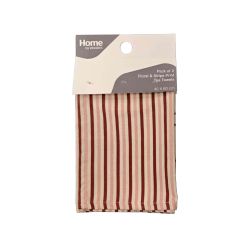Floral & Stripe 2Pk Tea Towels Pinks