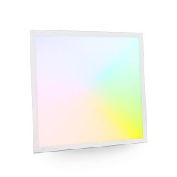 600 by 600mm Smart RGB&CCT Backlit Ceiling LED Panel Light, Remote, APP & Voice Control