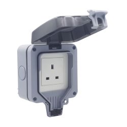 Smart WiFi Weatherproof Outdoor Single Socket 13A