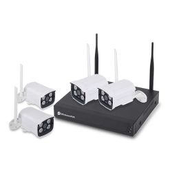Wi-Fi NVR Kit 8CH Wireless NVR & 4PC Wireless Camera, 2.0MP-1080P with ENERJSMART App